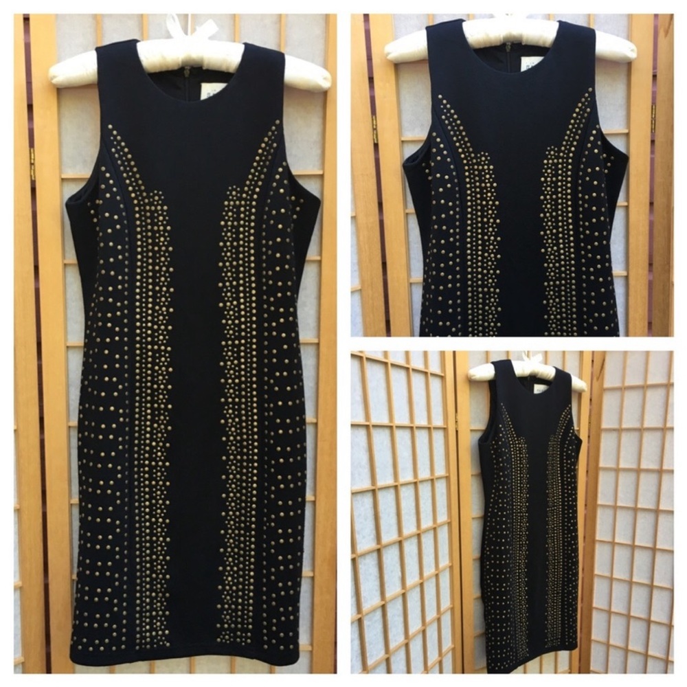 Sabine Black Embellished BodyCon Dress SZ S NWT